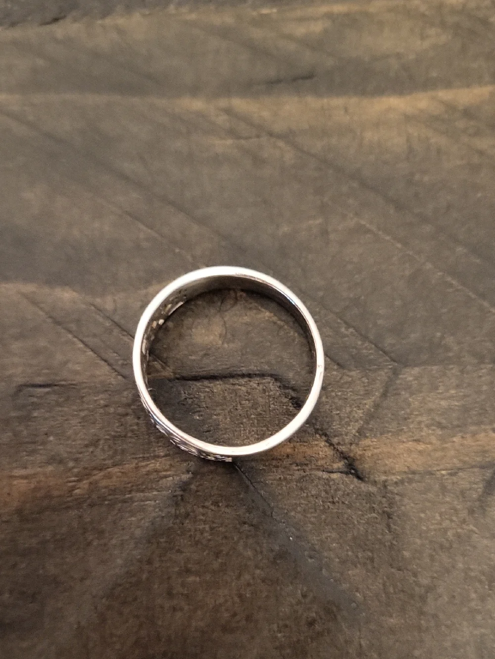 Sterling Silver Filigree Floral Band Ring